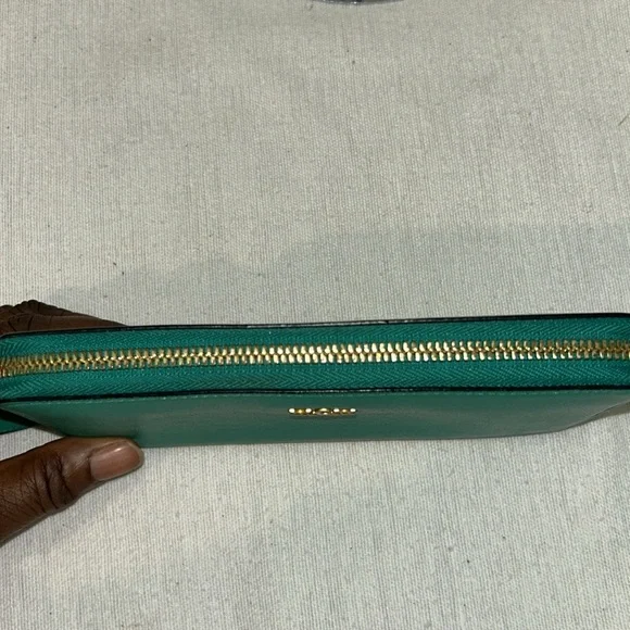 MCM Long zippy green wallet - Picture 7 of 14